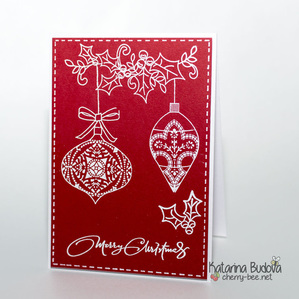 Quick and easy Christmas cards and Gift box. To see more visit me @ cherry-bee.net