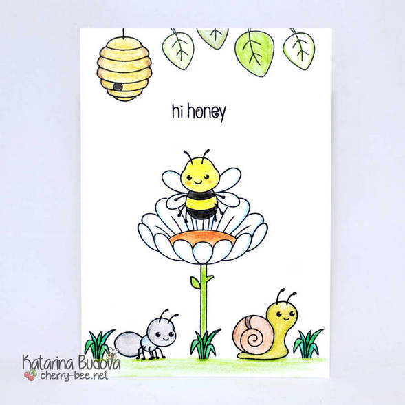 Simple one layered card, using the 